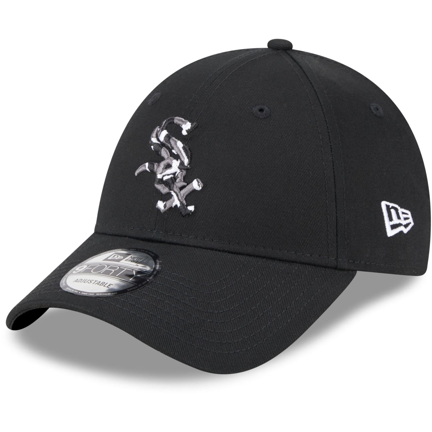 New Era 9Forty Seasonal Infill White Sox CapEra Men - Strapback Cap Baseball Metal Buckle, with Peak Autumn Summer Spring Winter All-Season