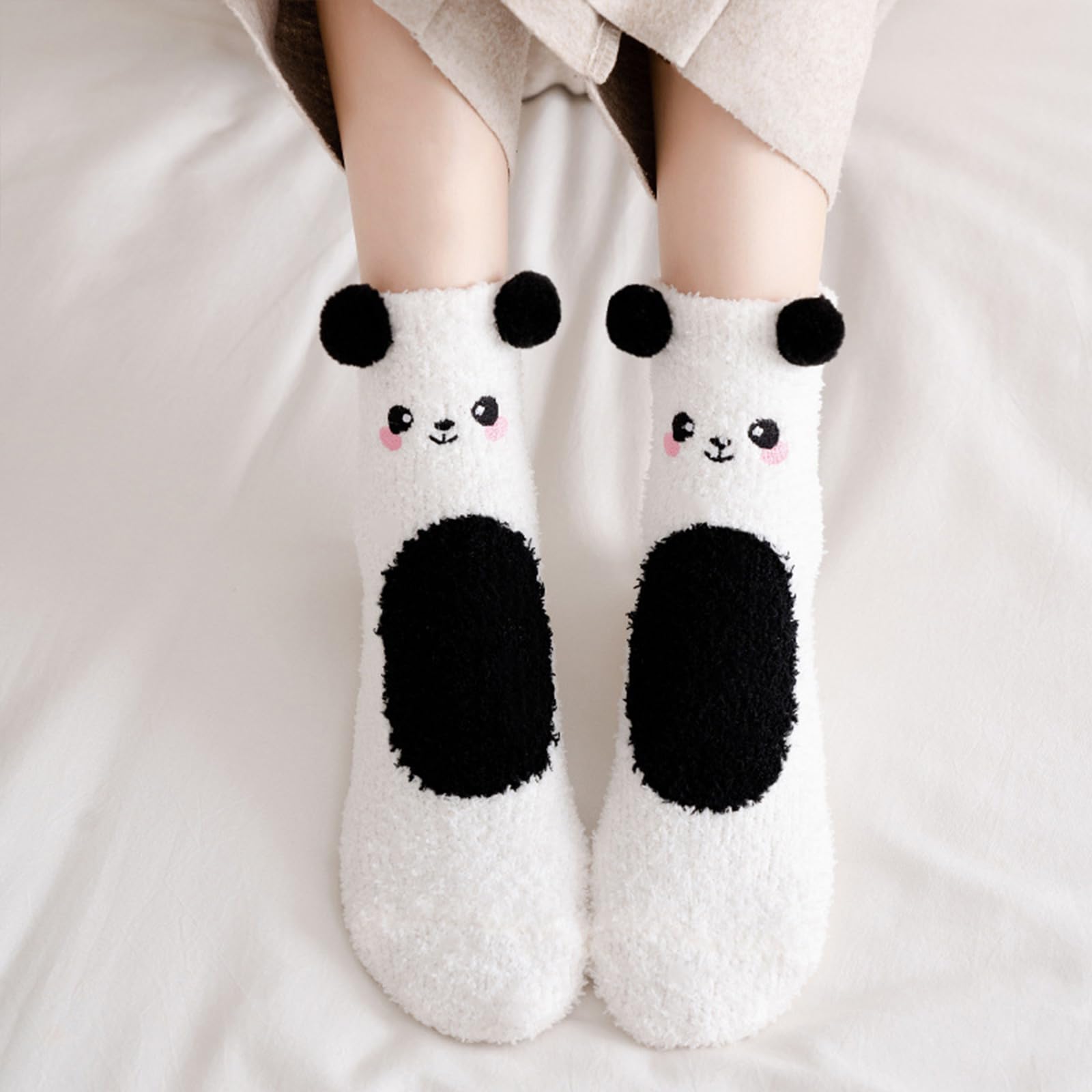 YSense Snug Calze Donna Invernali Termiche Calzini di Natale Regalo peluche Caldi Calzini Spessi Ragazza Amico Mamma Moglie Compleanno San Valentino Festa della mamma Regalo