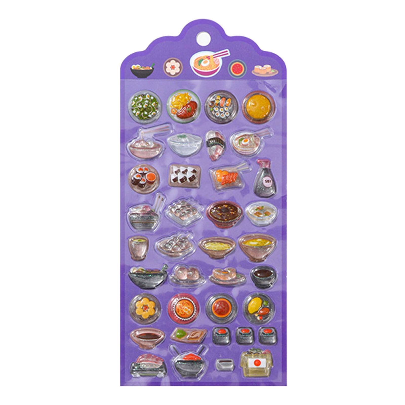 Kalttoy Hand Pulled Noodle1 Sturdy Pvc Decorative Sticker Featuring Japanese Cuisine For Craft Journal Sticker