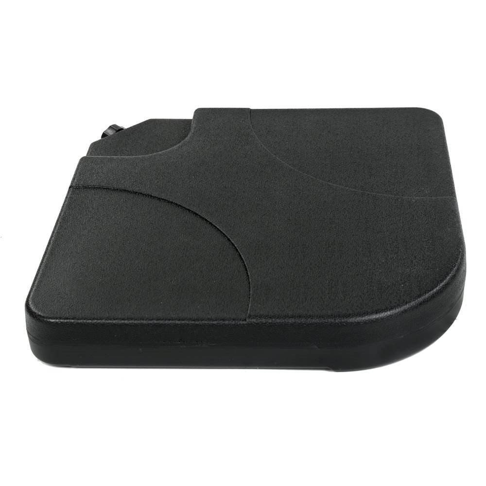 LOLAhome Sujeción Parasol excéntrico Negro de plástico HDPE de 21 kg