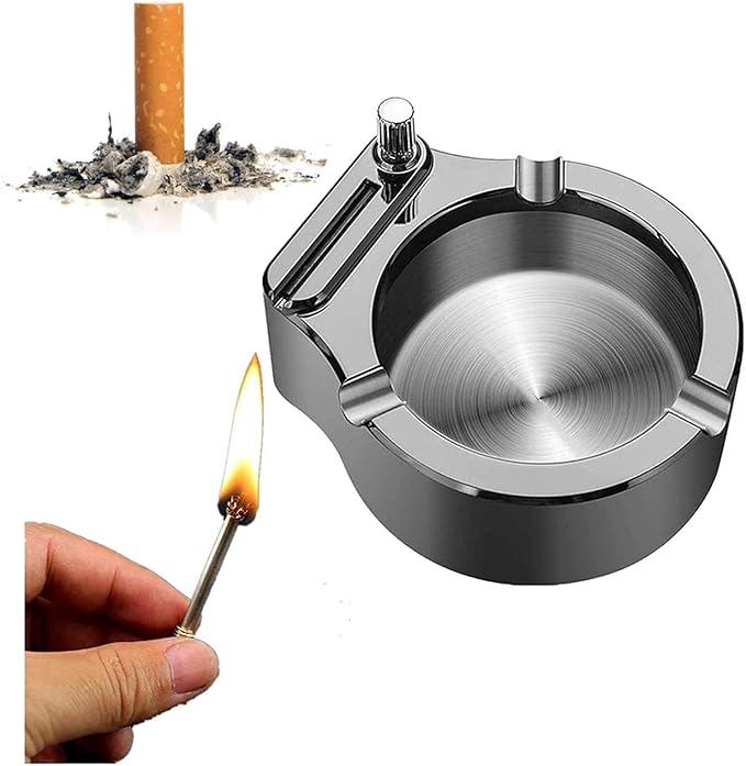 Amazon Co Jp レトロメタル灰皿 1万マッチライター多機能灰皿 オフィスまたはホームクリエイティブ灰皿パーマネントマッチライター お父さんの夫のボーイフレンドのためのギフト ゴールデン 腕時計