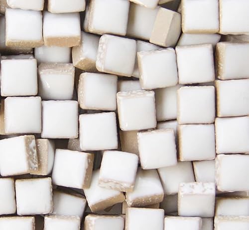 Vista 28 de PINUO&KE Mosaico cuadrado de cerámica para manualidades, 200 unidades / 7.05 oz / 7.05 oz / 7.05 oz / 7.05 oz, piezas de vidrieras coloridas