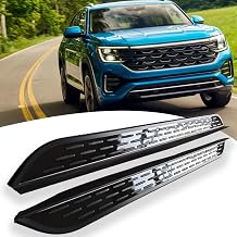 2PCS Fixed Running Boards Side Steps| No Drill | SUV Accessories Fit for Atlas Cross Sport 2021-2026 Padel Step Bar Aluminum Car Modificationwith Bracket CKLH