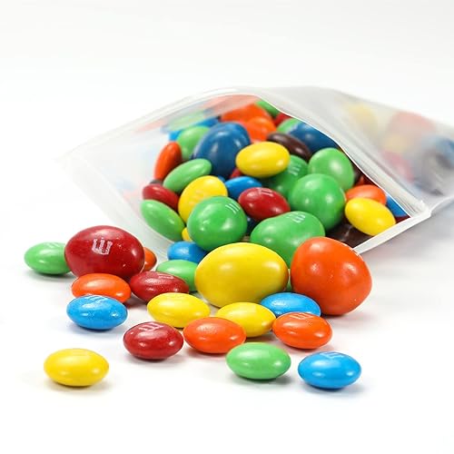 Miniatura 9 de 100 bolsas de polietileno transparente de 4 mil de grosor de 6 x 8 pulgadas de grosor, bolsas de plástico con cierre de cremallera, bolsas de cierre