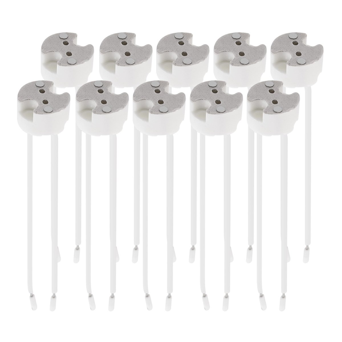 kwmobile GU5.3 Lamp Holder Sockets - Set of 10 MR16 Lampholder Socket ...