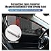 4PCS Car Side Window Sun Shades, Compatible with Chevy Corvette C3 1967-1982 Auto Window Sunshades Privacy Curtains Blackout with Magnetic,UV Protection Car Curtains for Front & Rear
