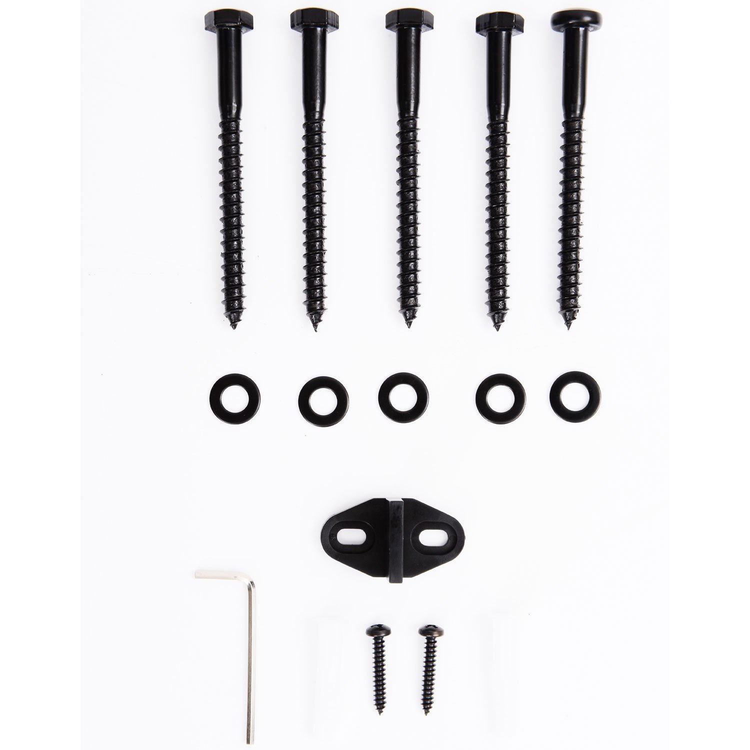 HOMCOM 200 cm Herraje para Puerta Corredera de Madera Máx. 90 kg Marrón