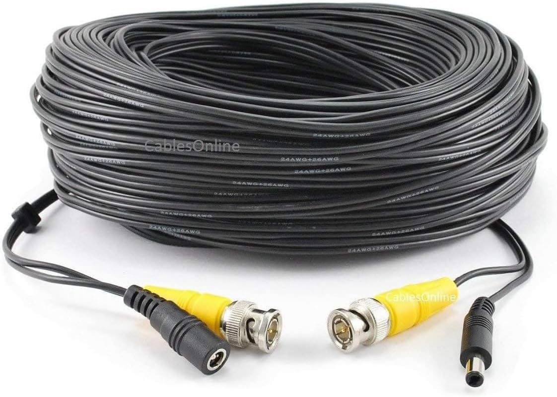 CablesOnline 200ft CCTV BNC Power Cable