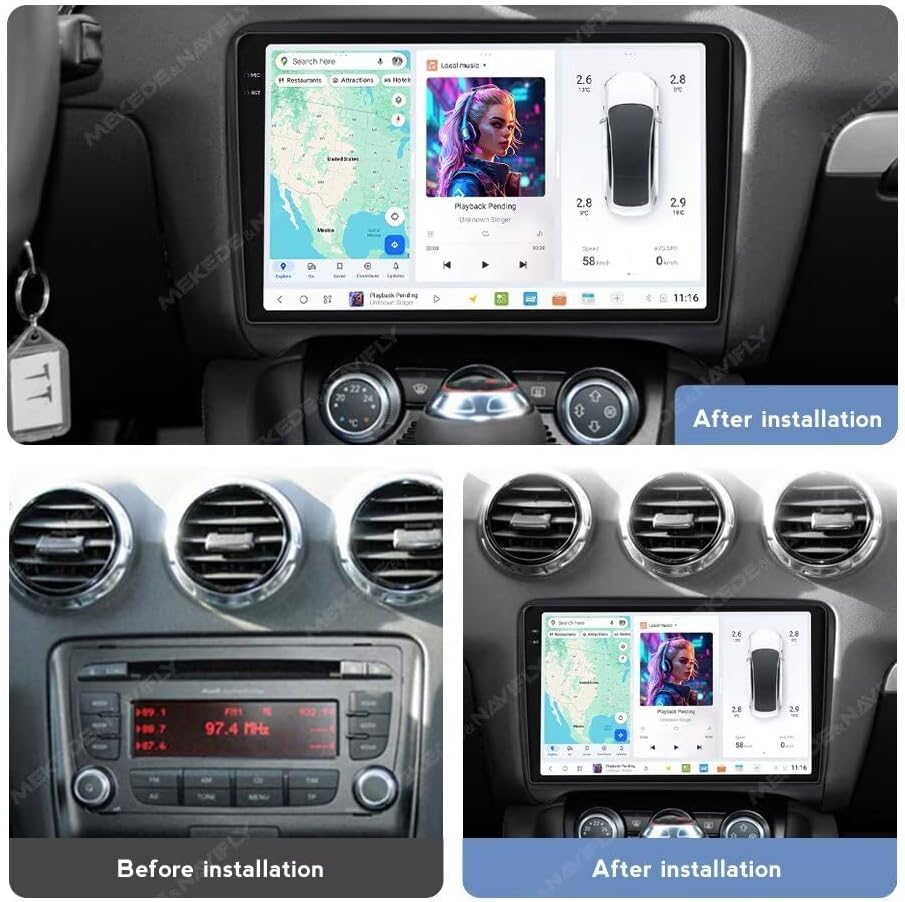 MekedeTech DUDU6 Rear Panel Connections Diagram