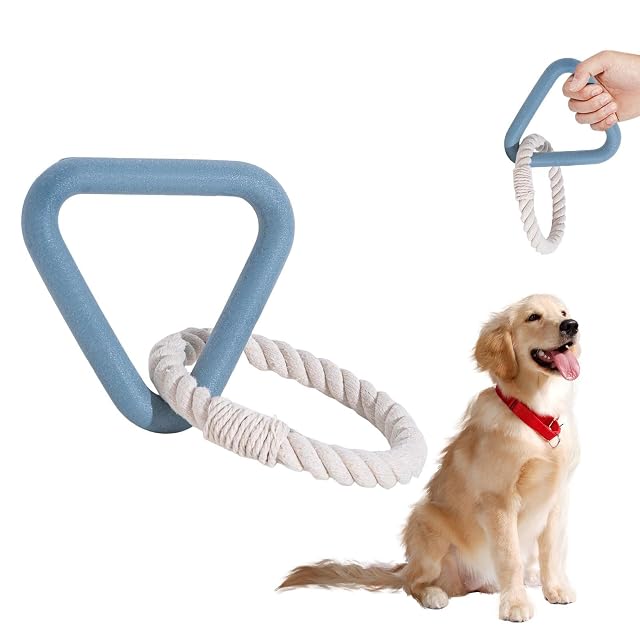 JINGAN con cuerda para perros, para cachorros - de cuerda interactivo