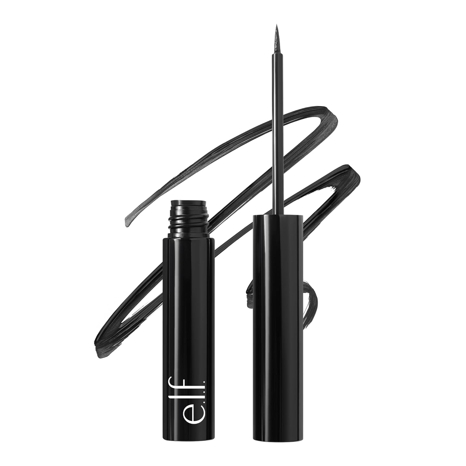 e.l.f. H2O Proof Inkwell Eyeliner Pen, High-pigment, Waterproof Liquid Eyeliner, Delivers A Matte Finish, Vegan & Cruelty-free, Film Noir e.l.f. H2O Proof Inkwell Eyeliner Pen, High-pigment, Waterproof Liquid Eyeliner, Delivers A Matte Finish, Vegan & Cruelty-free, Film Noir