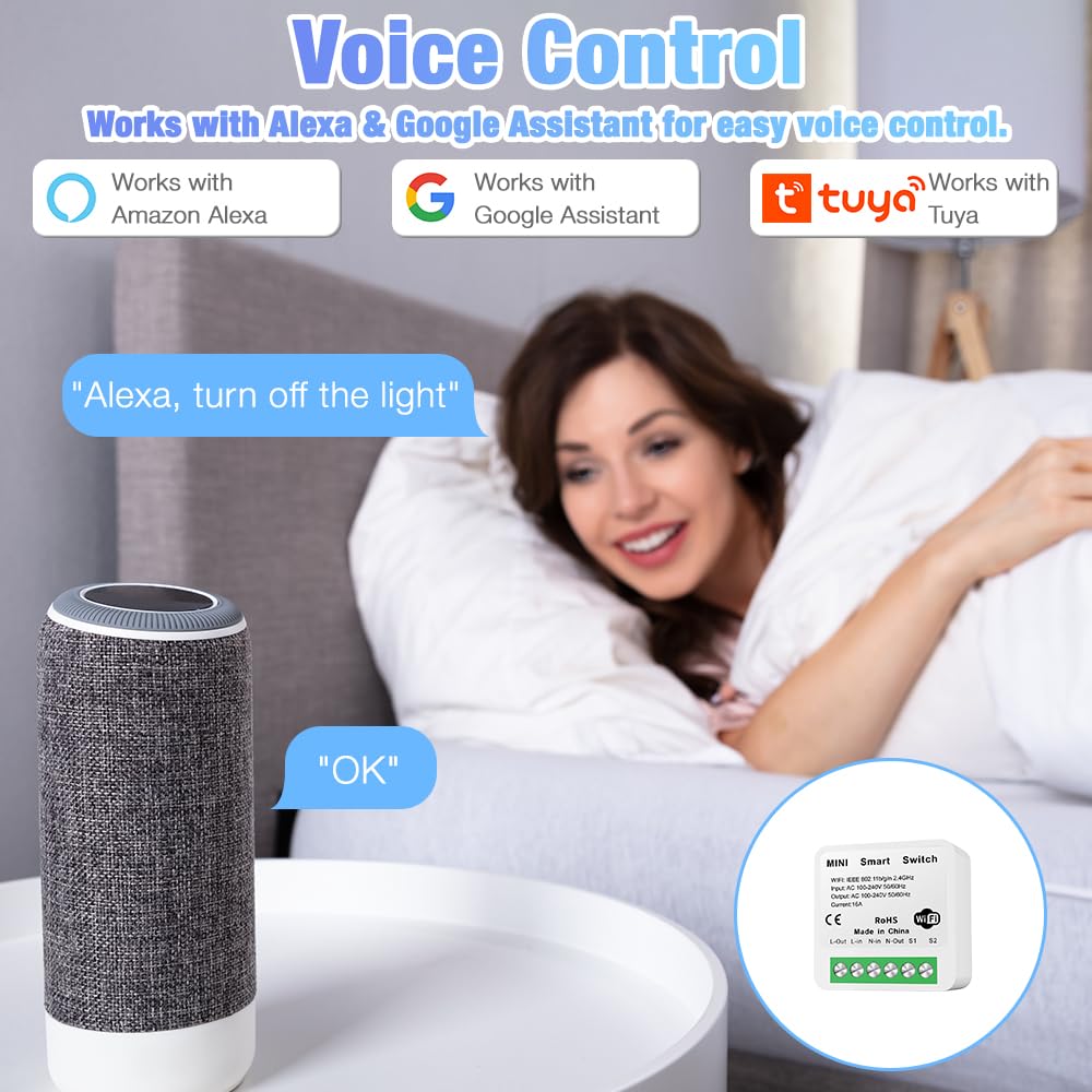 4 Moduli Di Interruttore Della Luce Intelligente, Mini - Foto 11