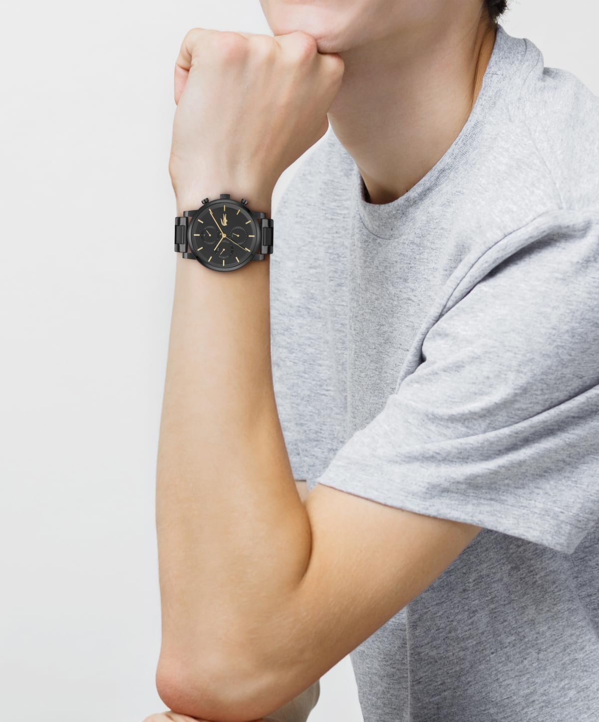 Lacoste Replay Men's Multifunction Watch - Link Bracelet - Minimalist Look - Gift for Him - 43mm