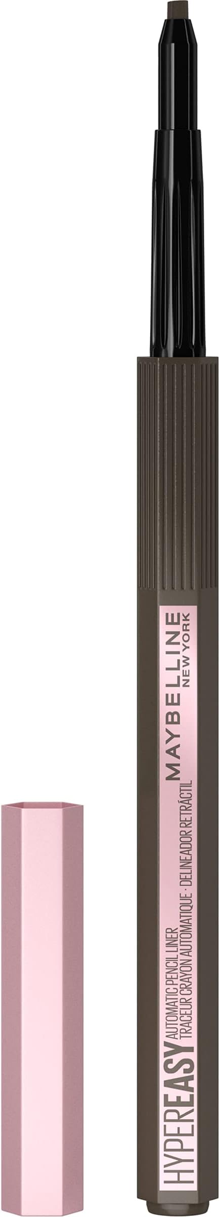 Maybelline New York Hyper Easy No Slip Pencil Eyeliner Makeup, Deep Brown, 0.001 oz.