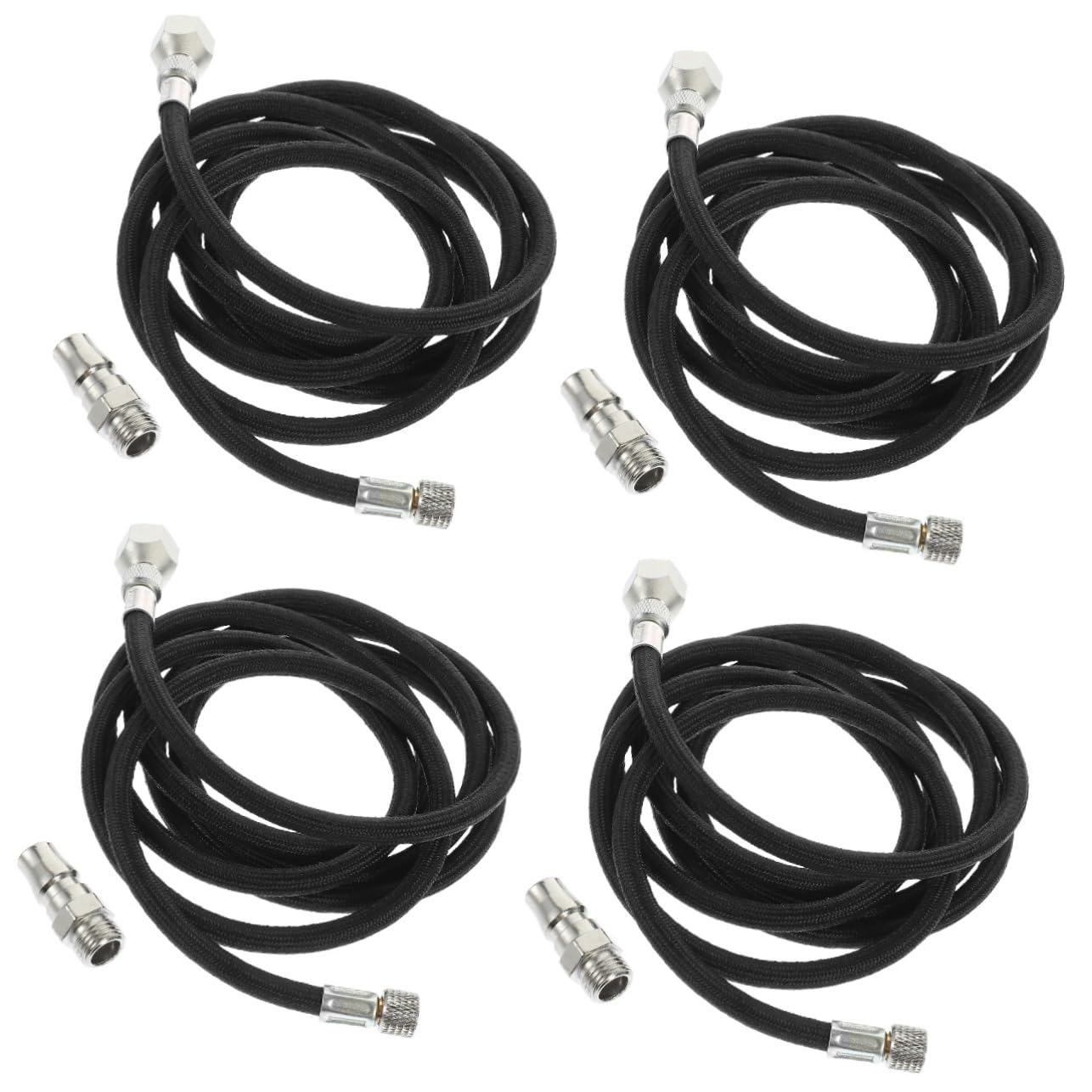 Tuyau souple black alliage Tofficu pour rénovation maison et compresseur d'air x4