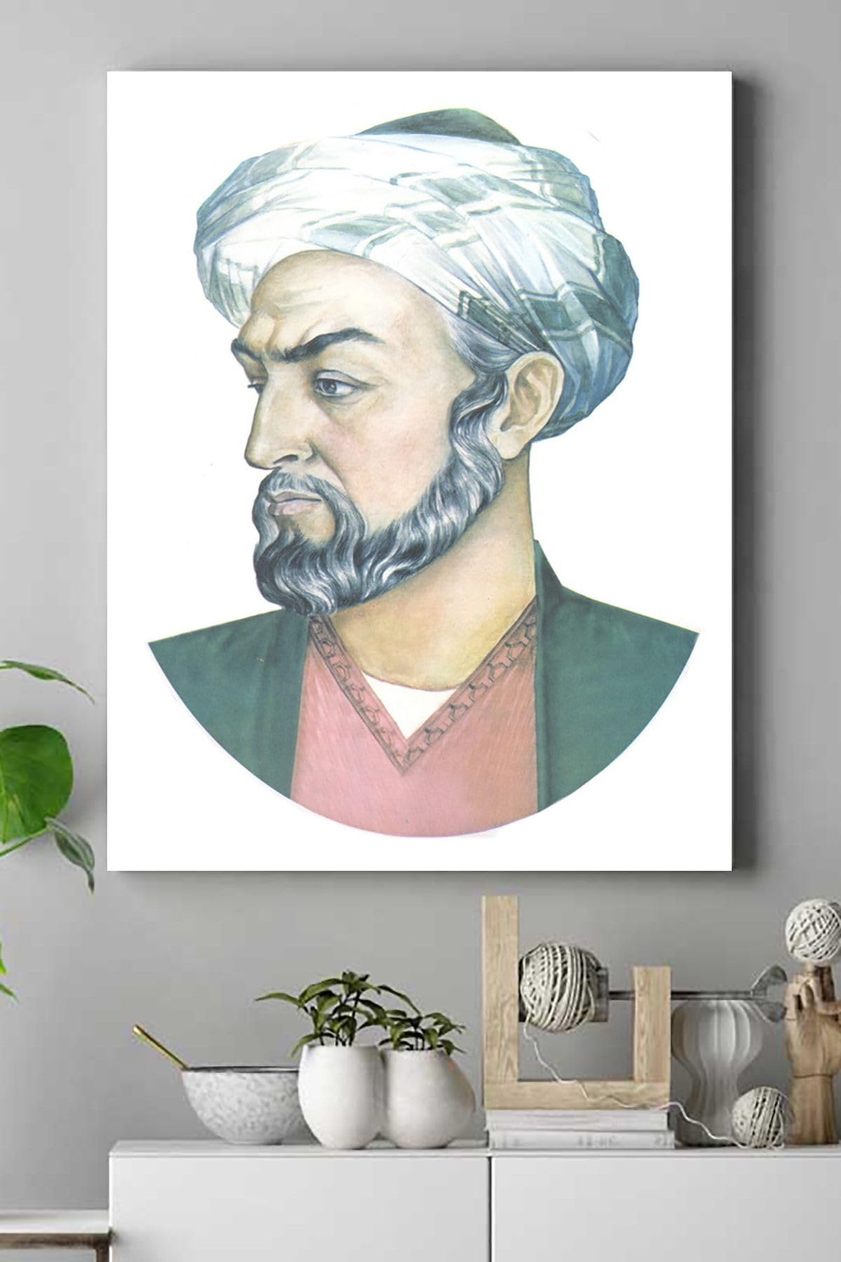 Postermanya (pster17870) Ibni Sina Bilimsel Kanvas Tablo 21 x 30