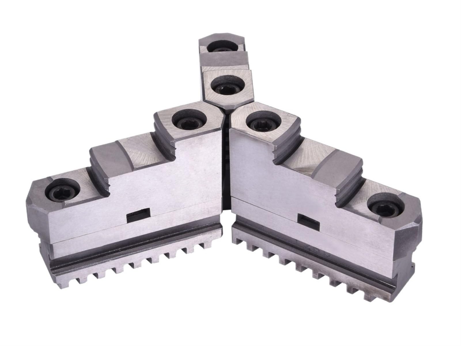 Precision Chuck K11-250 Lathe Chuck Jaws (Set Of 3) - Hardened Steel ...