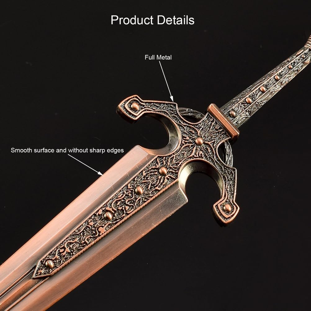 Elden Ordovis's Greatsword Model - 30Cm/11.8In, Full Metal, Gaming Collectible Figurines Desktop Ornaments, Decorations, Birthday Gift for Game Lovers with Gift Box