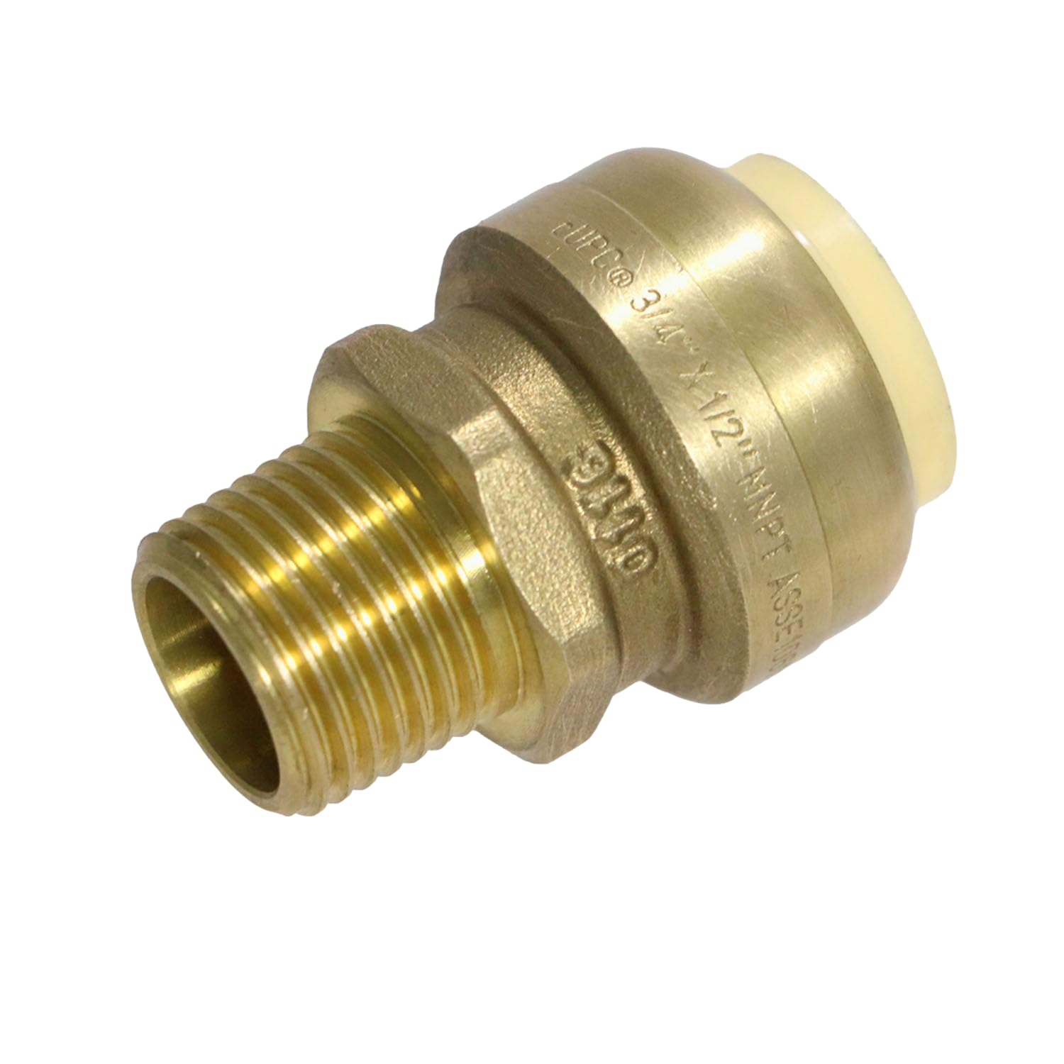 XFITTING 3/4" Push Fit X 3/4" Male NPT Threaded Elbow – Lead Free Brass – 2 Pack - View #2