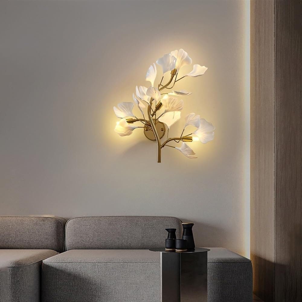Lampade da Parete per Camera da Letto, Lampada Decorativa in Acrilico con Design a Ramo d'albero, Luce Fissa, apparecchio di Illuminazione per Camera da Letto, Soggiorno, corridoio
