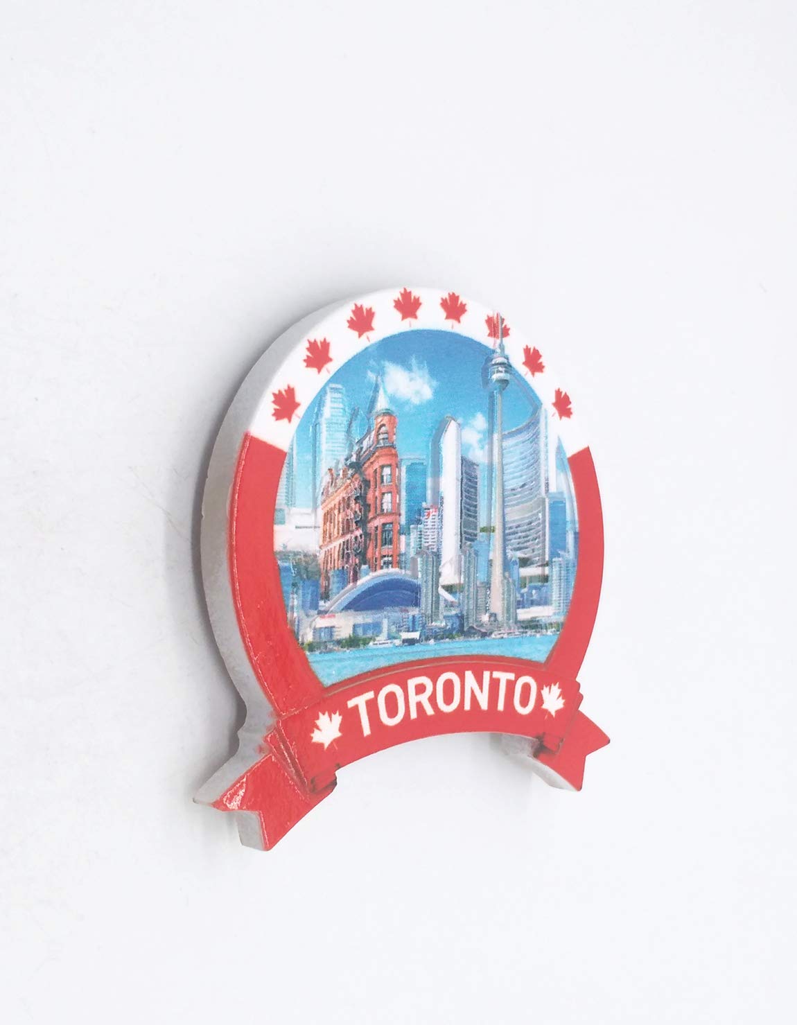 Magnete Frigorifero 3D Banff Canada In Cristallo | Souvenir Di Viaggio Con Immagine Del Lago Moran, Regalo Turistico 50x70mm - 2