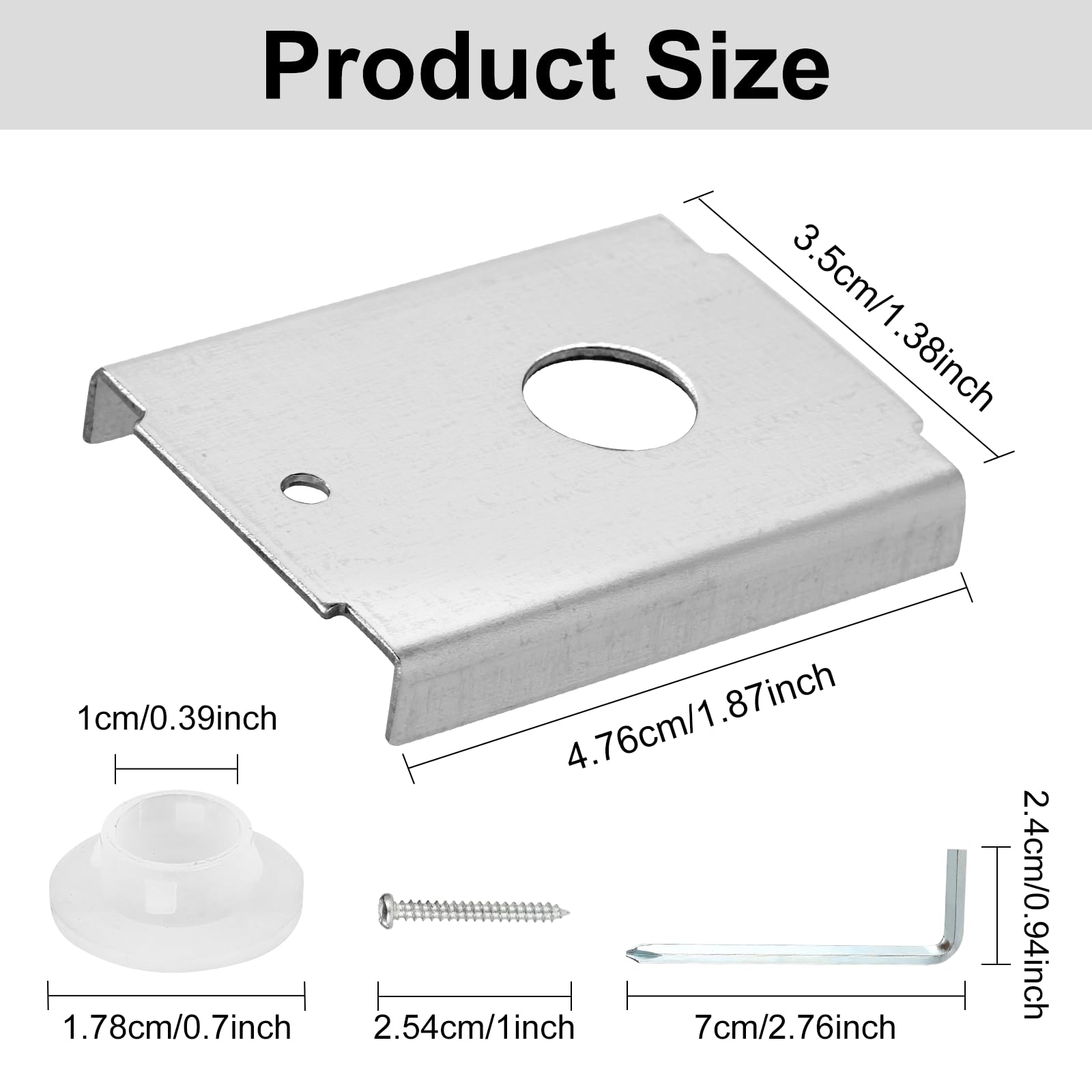 4pcs N7192 Bi-fold Door Repair Bracket - Image 2