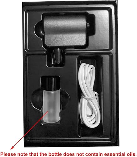 Miniatura 6 de TOTMOX Difusor de aromaterapia recargable de larga duración para automóvil, difusor inteligente de clip de ventilación ajustable de 3 modos, con luz