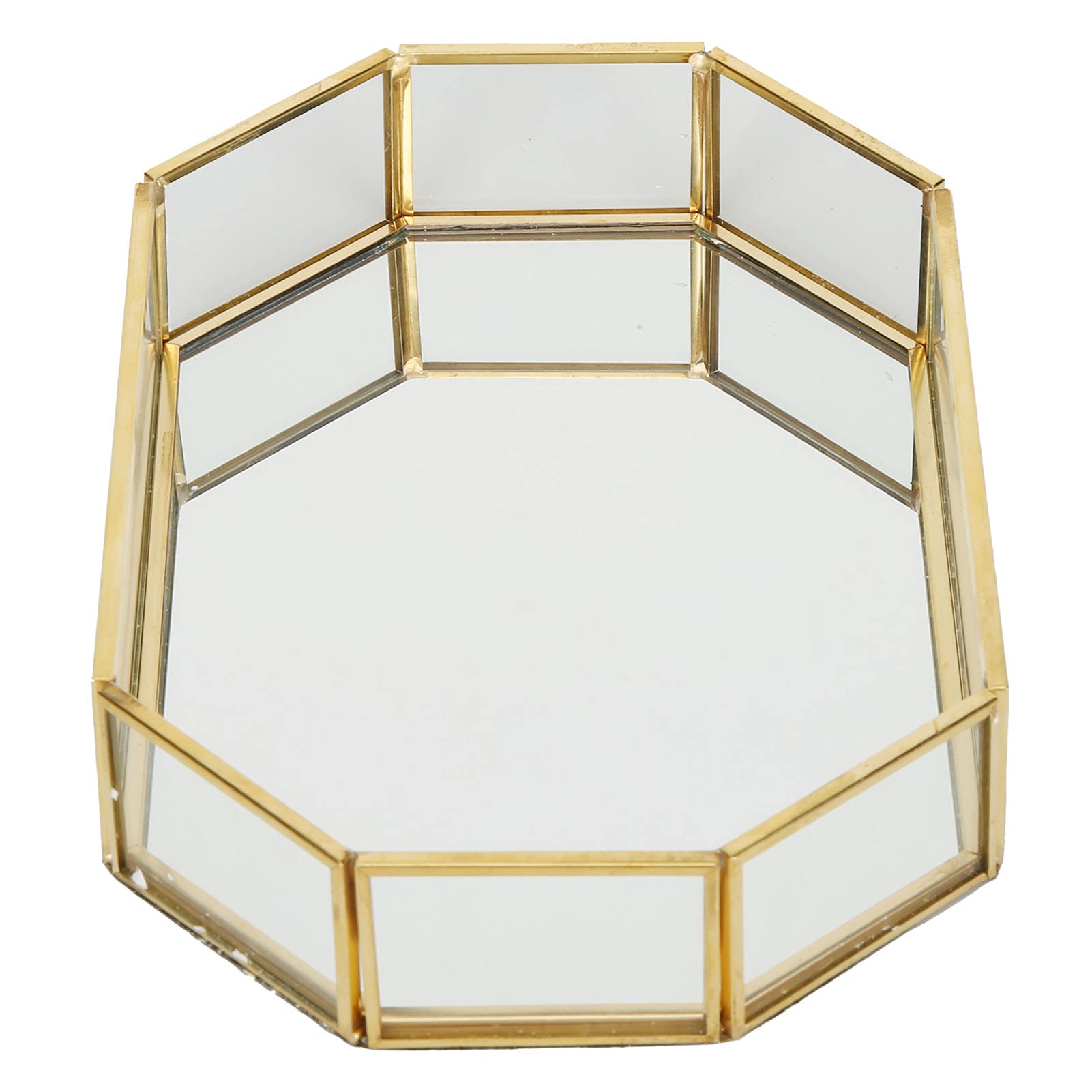 Mirror Tray Decorative Tray Perfume Organizer Vanity Organizer Bathroom Tray for Jewelry Necklace Dessert Basket Wedding Decoration