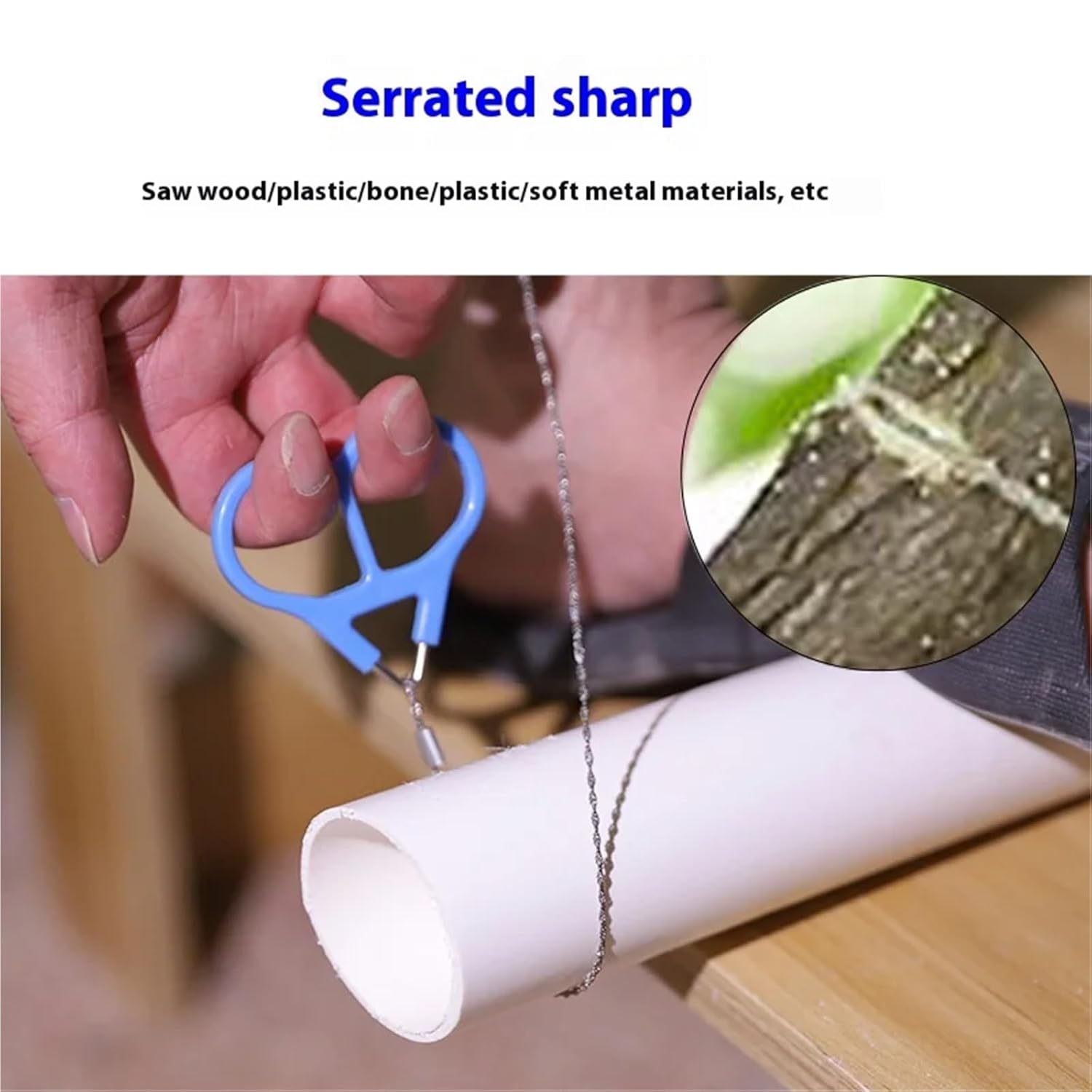 Wire Saw 50pcs Portable Stainless Steel Wire Saw - Pocket Outdoor Camping Wood Tool