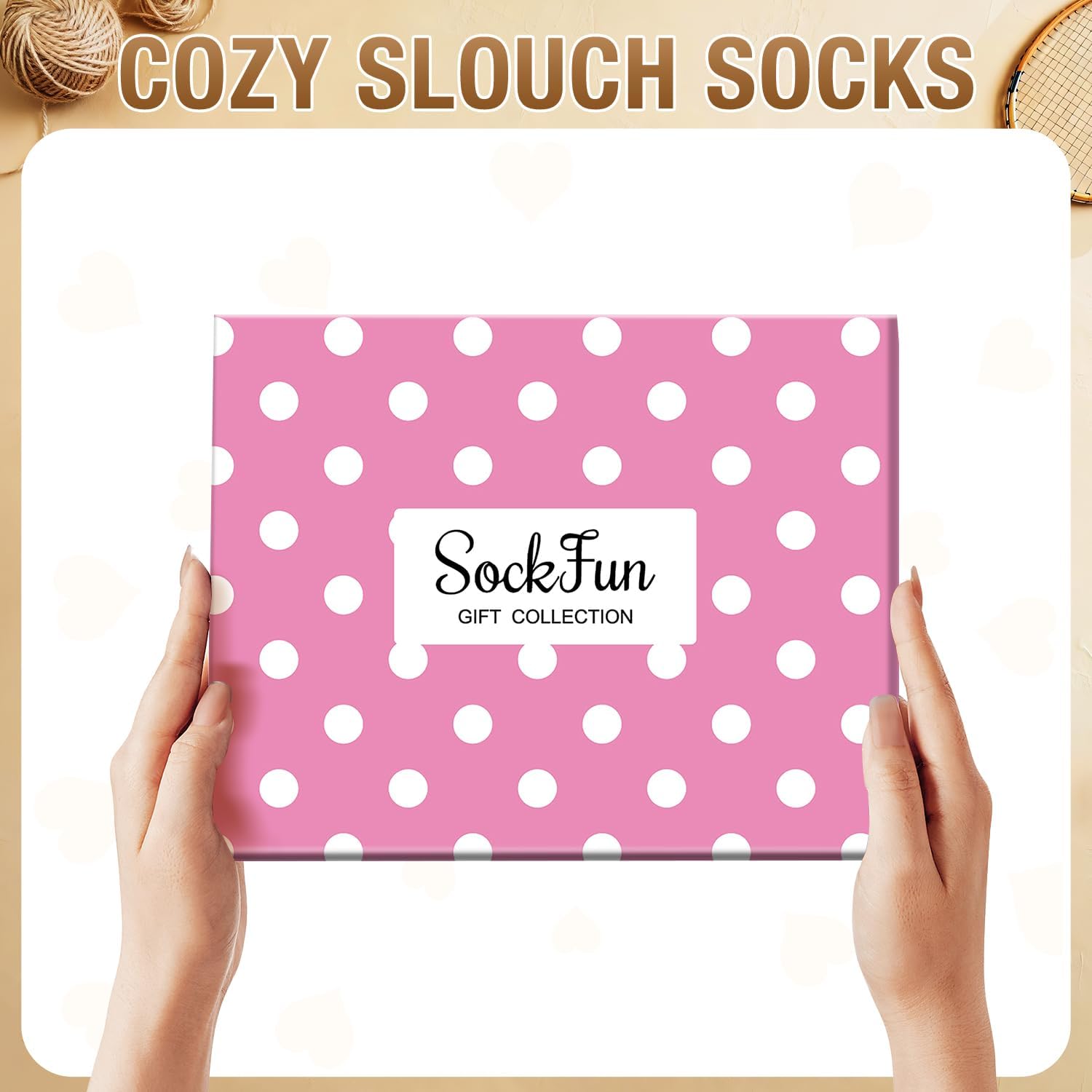 sockfun Slouch Scrunch Socks - Boot Socks Cotton Scrunchie Gifts Size 8-13 Women Girls - Image 3