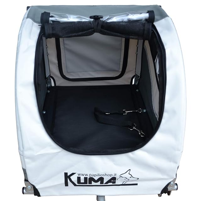 Foto 6 de 7 de Kuma Remolque para Bicicleta Y Cochecito para Perros Rojo