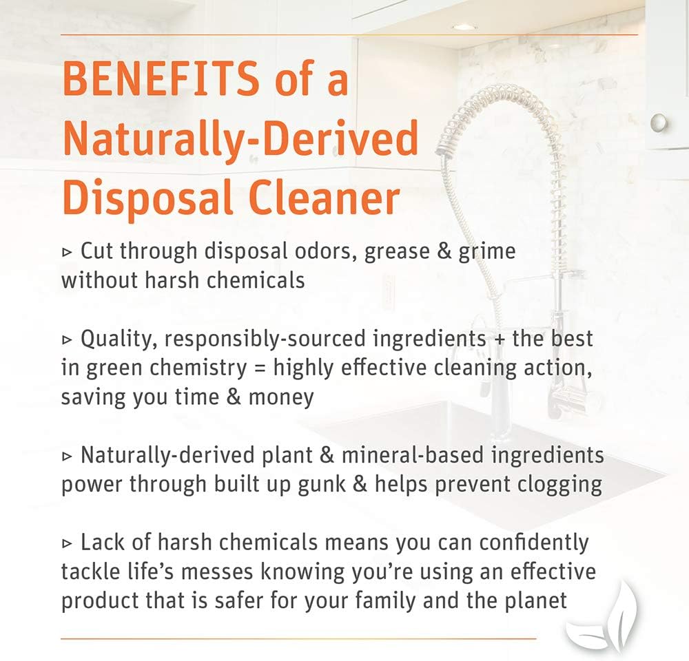 Grab Green Garbage Disposal Freshener and Cleaner Pods, 48 Count, Thyme Fig Leaf Scent, Plant and Mineral Based, Removes Odors, Loosens Grime, Prevents Clogging - Image 5