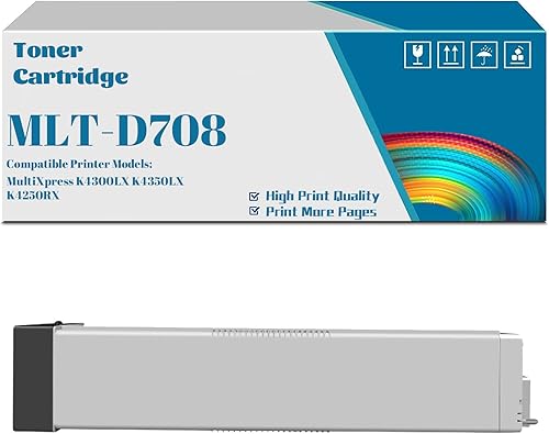 Cartucho de tóner compatible con MLT D708 de gran capacidad para impresora Samsung MLT-D708 MLT-D708L, para usar con impresora MultiXpress K4300LX