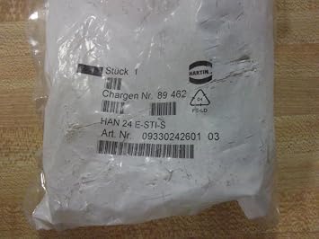 Harting 09330242601 Male Insert HAN 24 E-STI-S