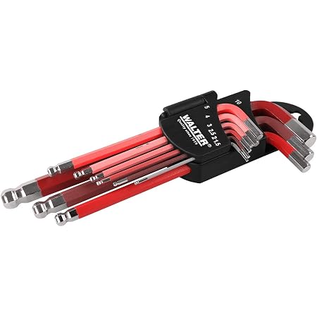 Sechskantschlüssel Mit Kugelkopf 1,5 Mm – Aus S2 Stahl, Langer Arm 64 Mm, Für Fahrrad, Möbel & Maschinen