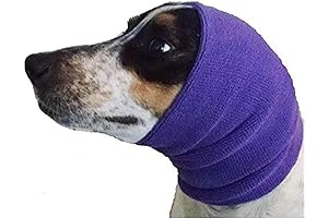 Happy Hoodie Calming Band for Dogs - Dog Ear Muffs for Fireworks, Thunderstorms, Pet Grooming