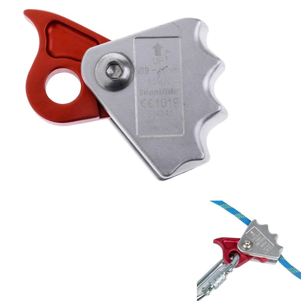 MagiDeal Absturzsicherung – Seilbremse Für 9–12 Mm Seile, 15 KN, Aluminium, CE-geprüft, Für Klettern & Rettung