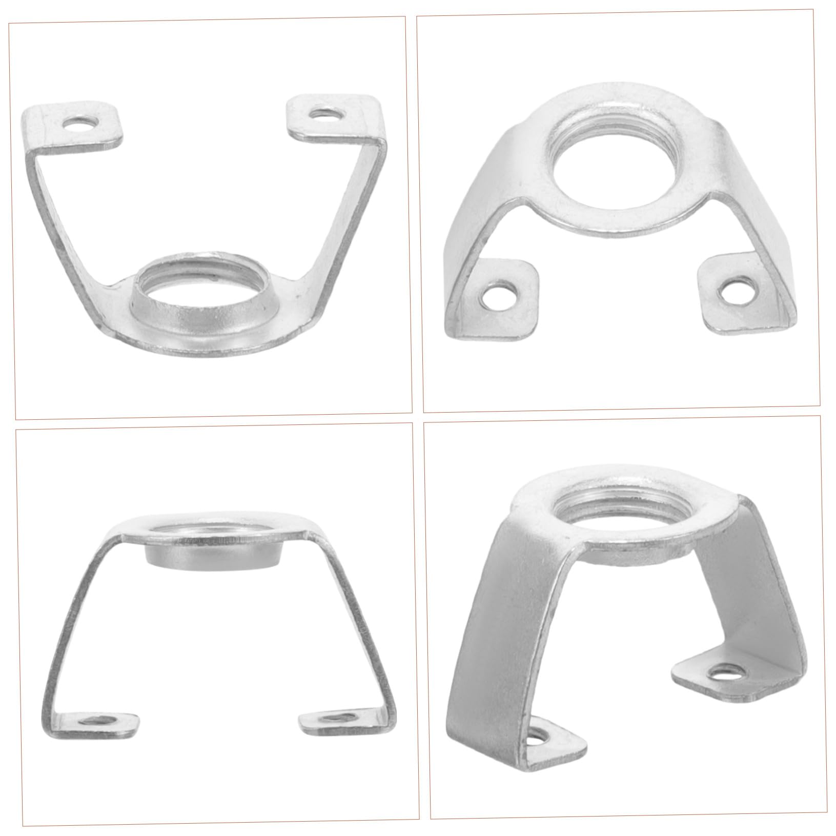 Silber Gu10 Lampenkopfhalterung für Reparatur 20 Stück Eisen