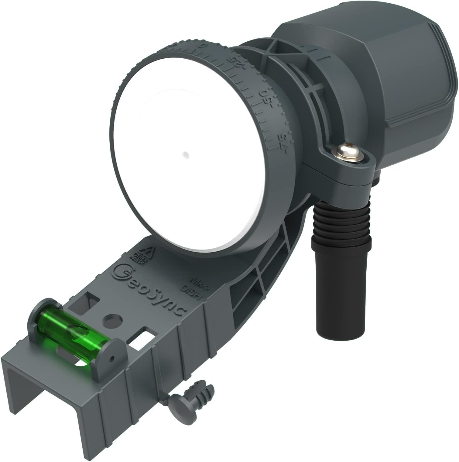 Universal Single 1 Output LNB for Satellite Dish SKY Freesat HD TV KU Band Satellite Receiver with Spirit Level Bracket