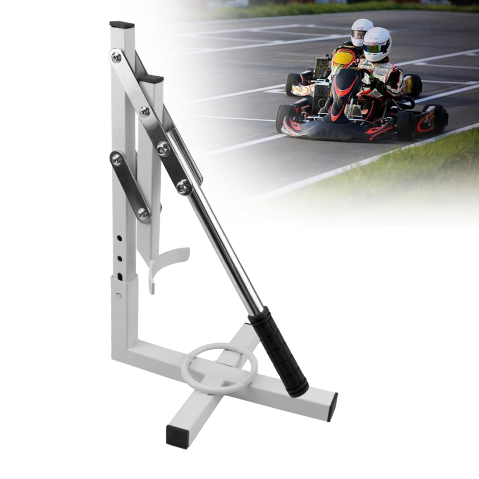 Photo 1 of Sporacingrts Adjustable Tire Bead Breaker Mini Tire Changer for 5" and 6" Diameter Wheels Compatible with Go Kart and Mini Bike Manual Tire Bead Breaker