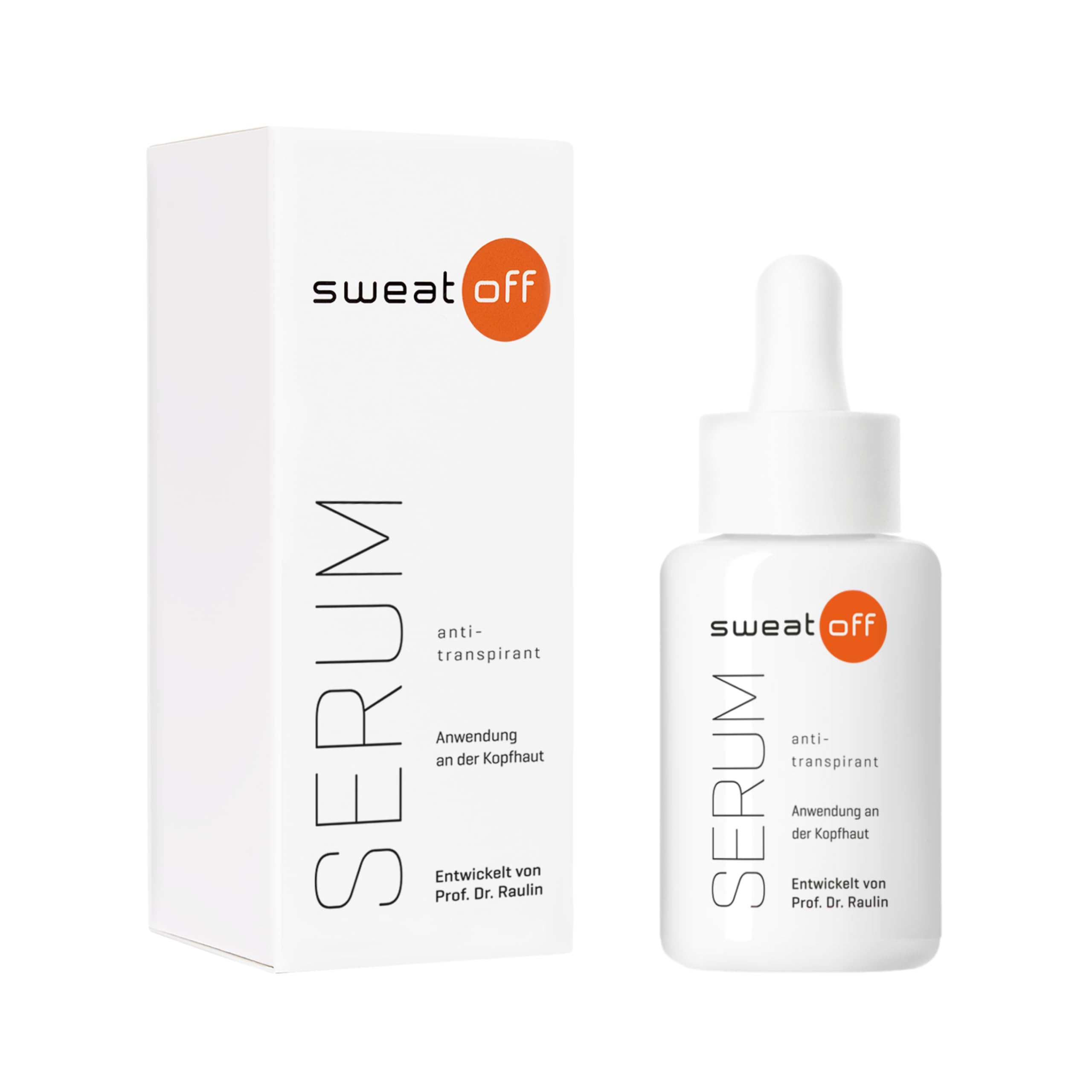 Sweat-Off Serum antyperspirantowe 30 ml przeciw poceniu się I serum przeciw poceniu się głowy I antyperspirant przeciwko poceniu się głowy