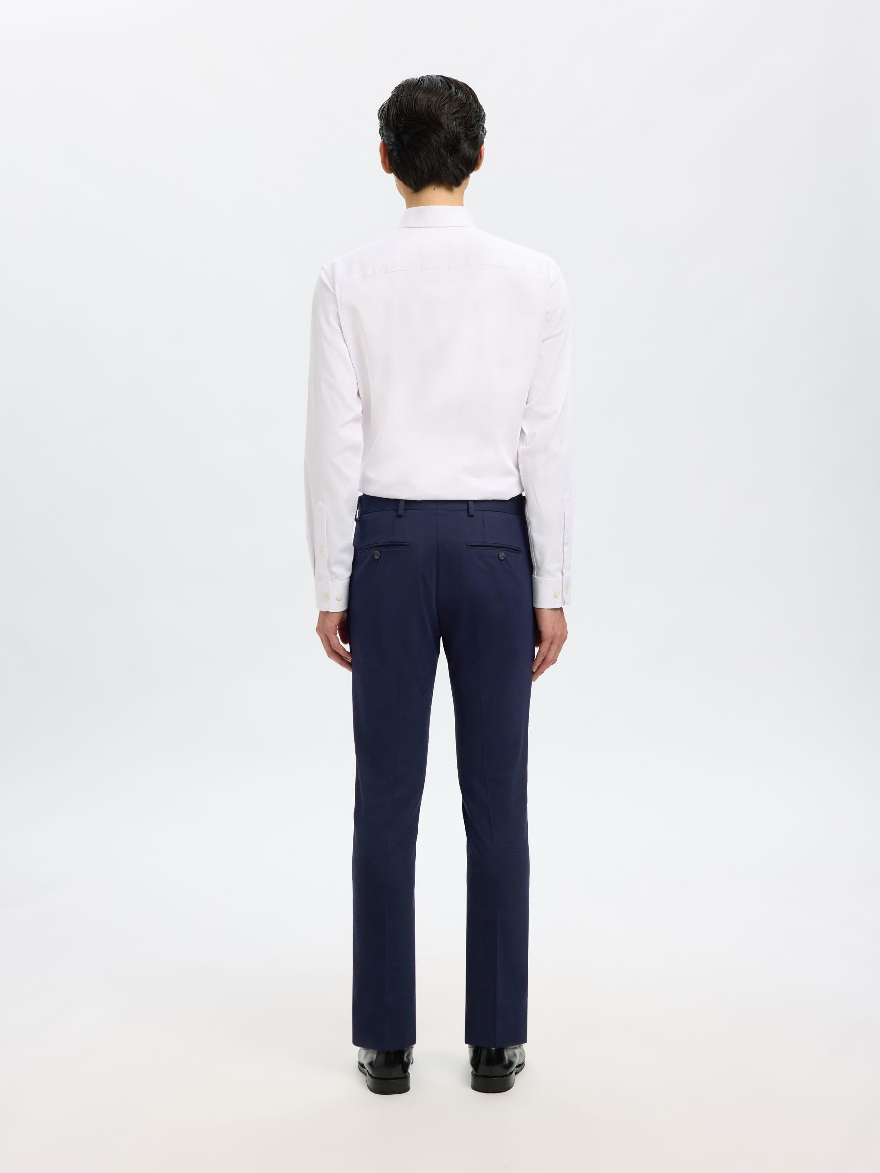 SELECTED HOMME Trousers Woven Wool Blend
