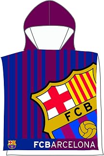 FCB FC Barcelona- Poncho Toalla 202, Color azulgrana, 55 x 110 cm (Skybrands A/S 5.71076E+12)