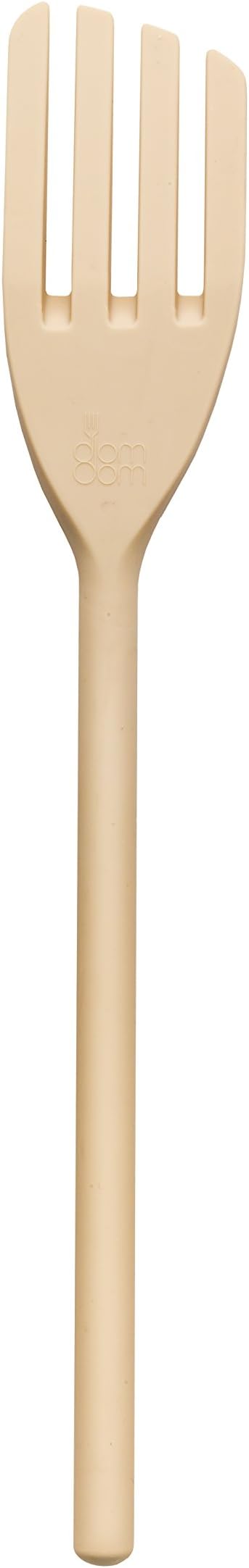 Silicone Cooking Fork - by DomDom (Natural Wood)