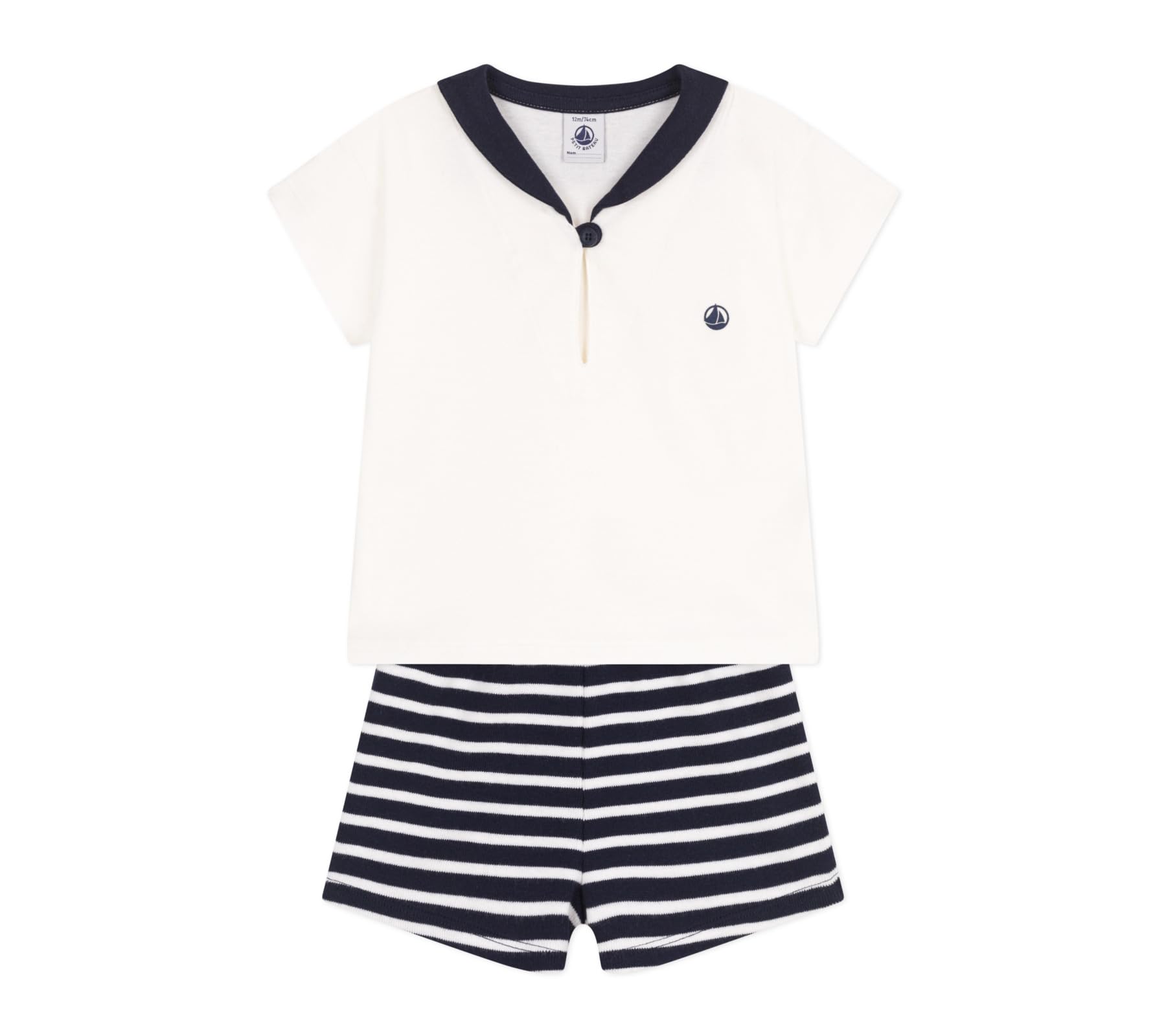 Petit Bateau A0cpa Ensemble 2 Pièces Bébé garçon (lot de 1)