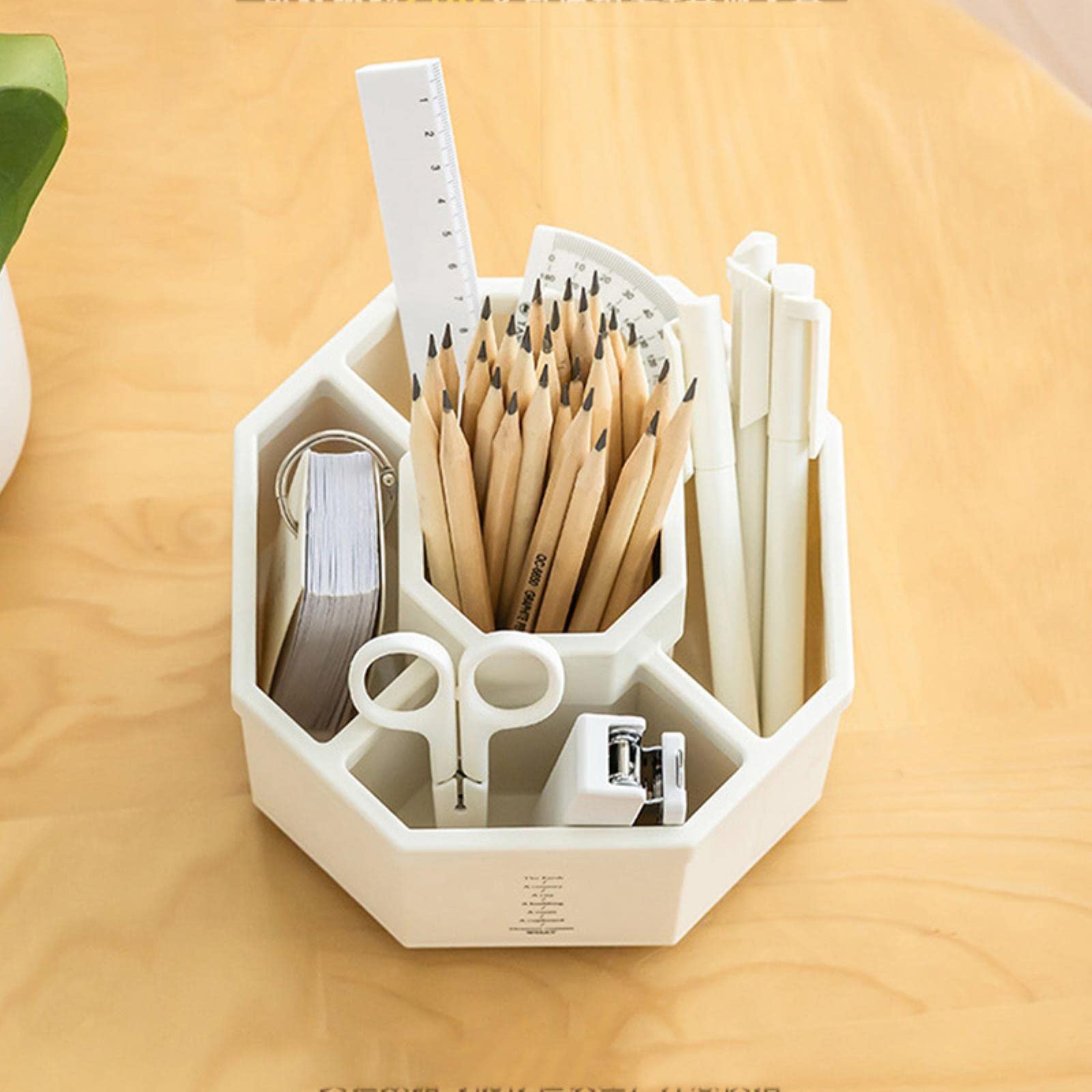 Haphome Bureau-organizer, pennenhouder, draaibaar voor kinderen, 360