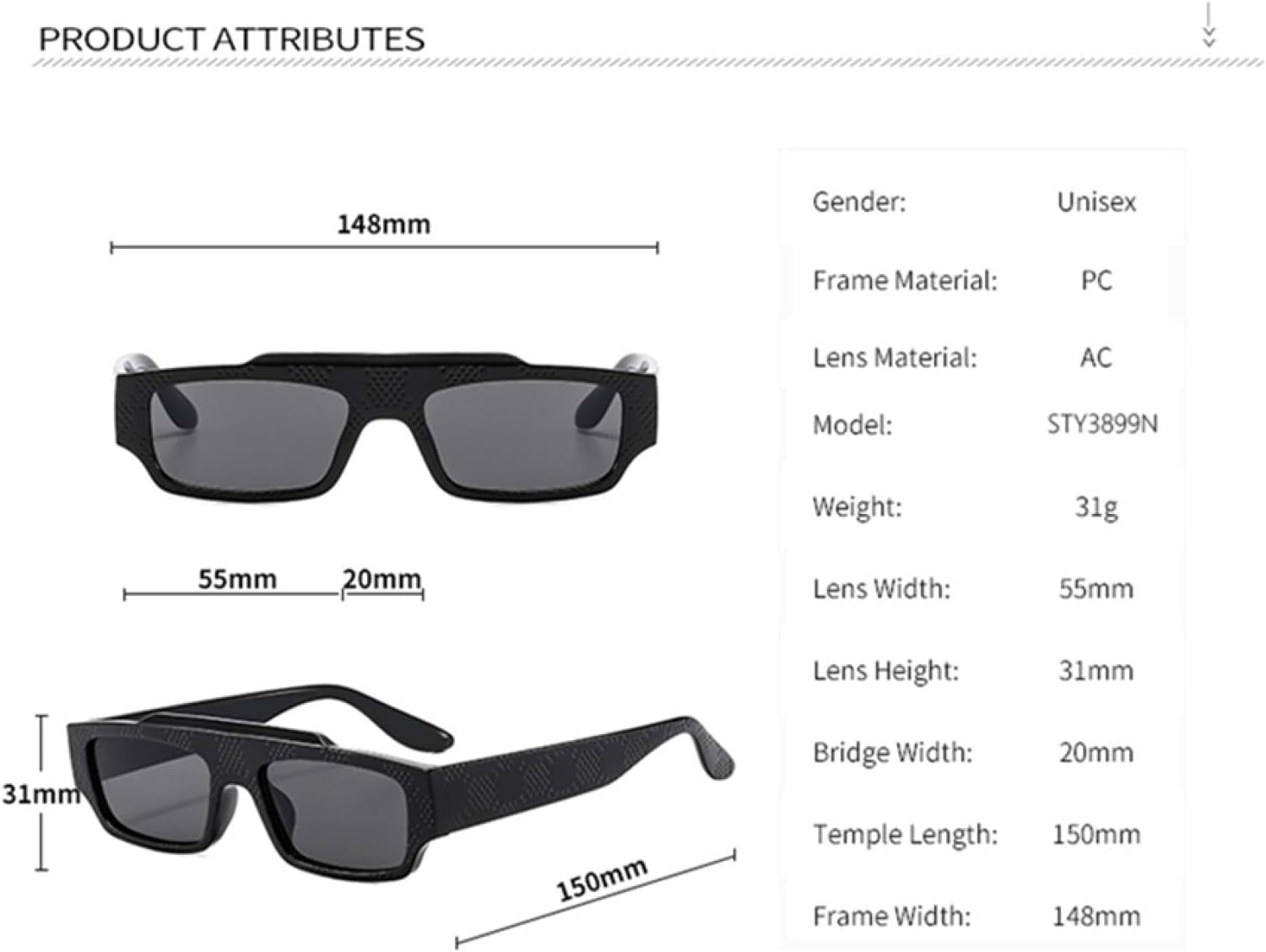 Punk Sunglasses Women Men Frame Uv400 Vintage Luxury Shades