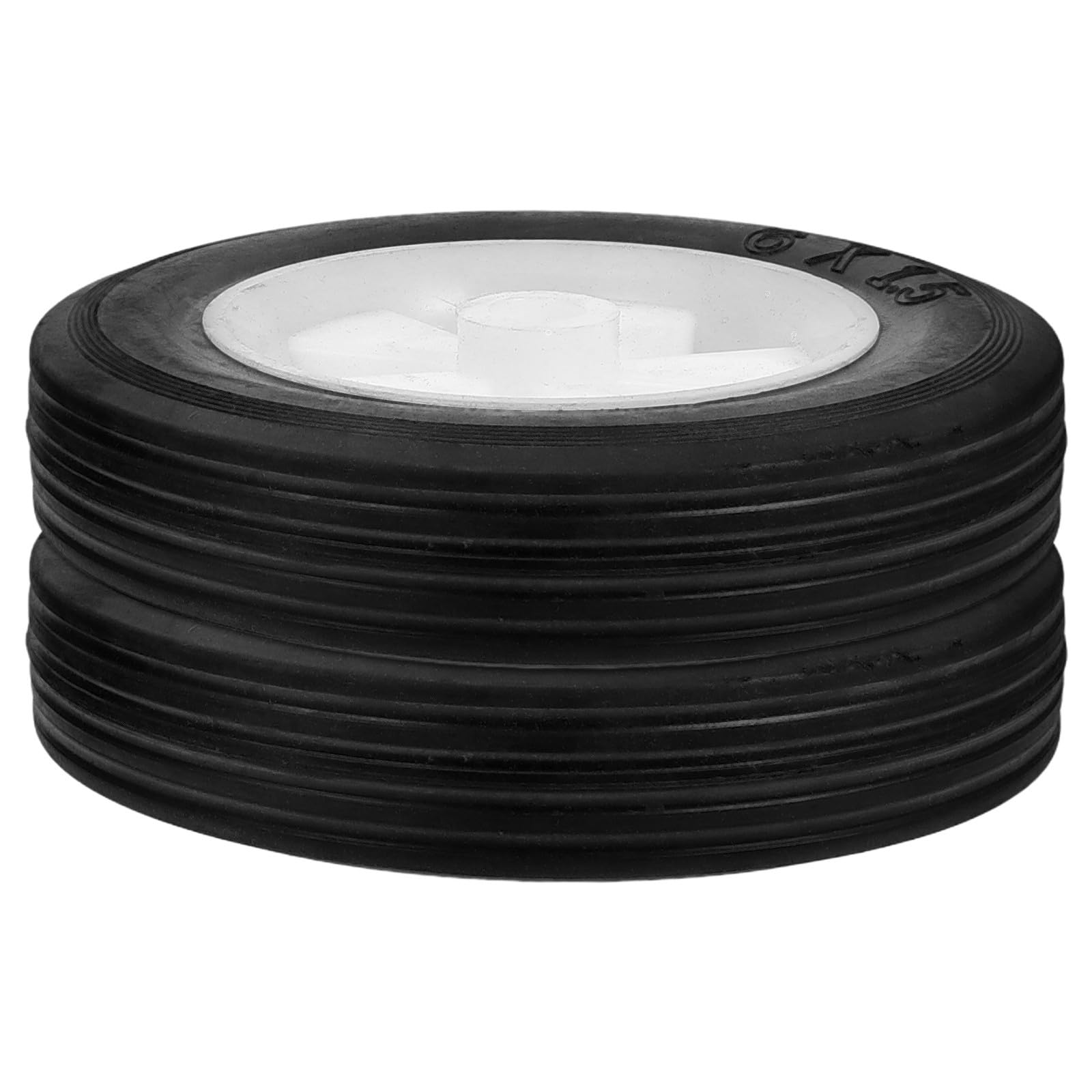 2 Piezas, Ruedas de Goma para Cortacésped 13,5mm, Repuesto