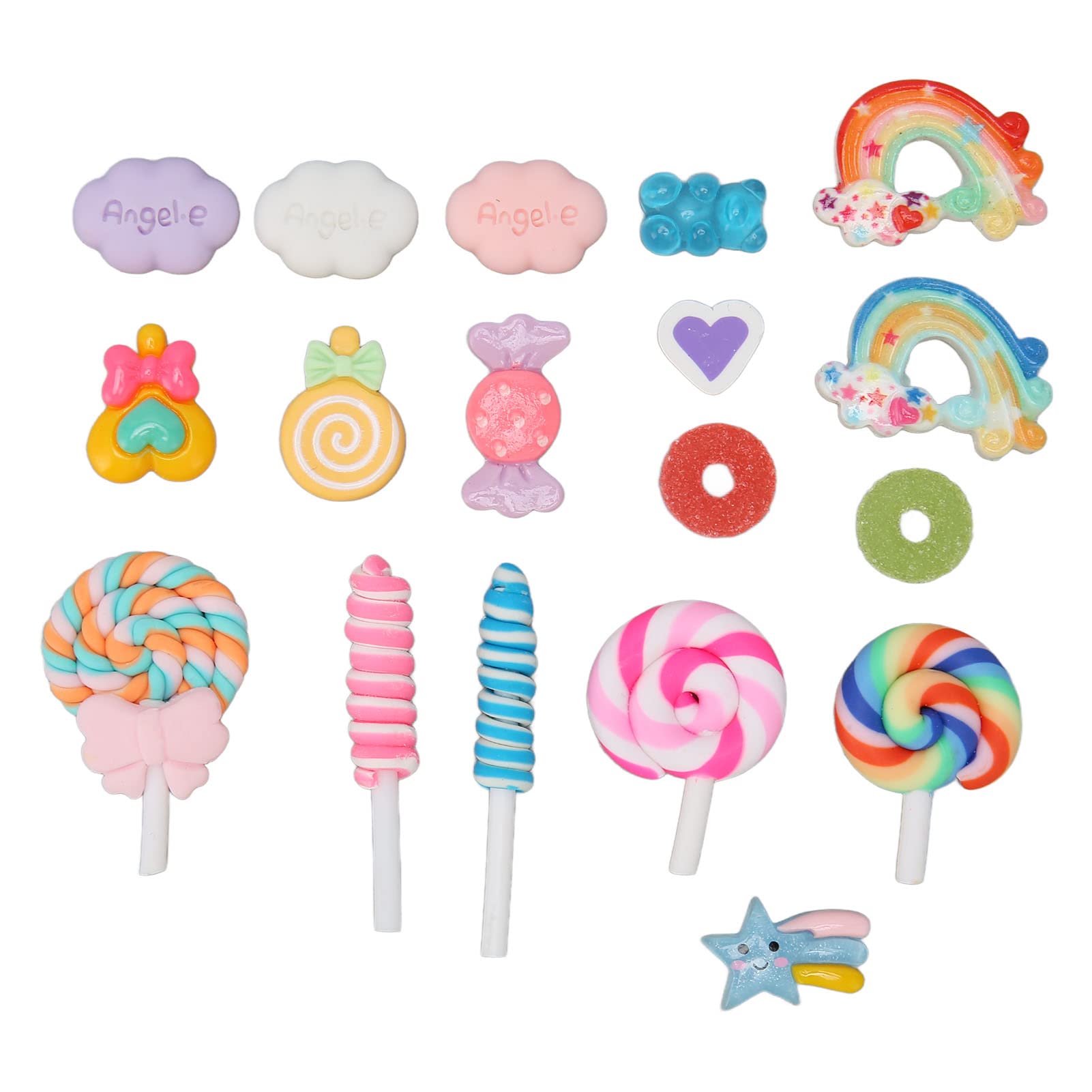 デニムリメイク☆クッションチャーム•Candyタイプ☆SMILE☺☆4個セット Amazon.com: HERCHR 120Pcs Junk Case Charms, Resin Charms Candy
