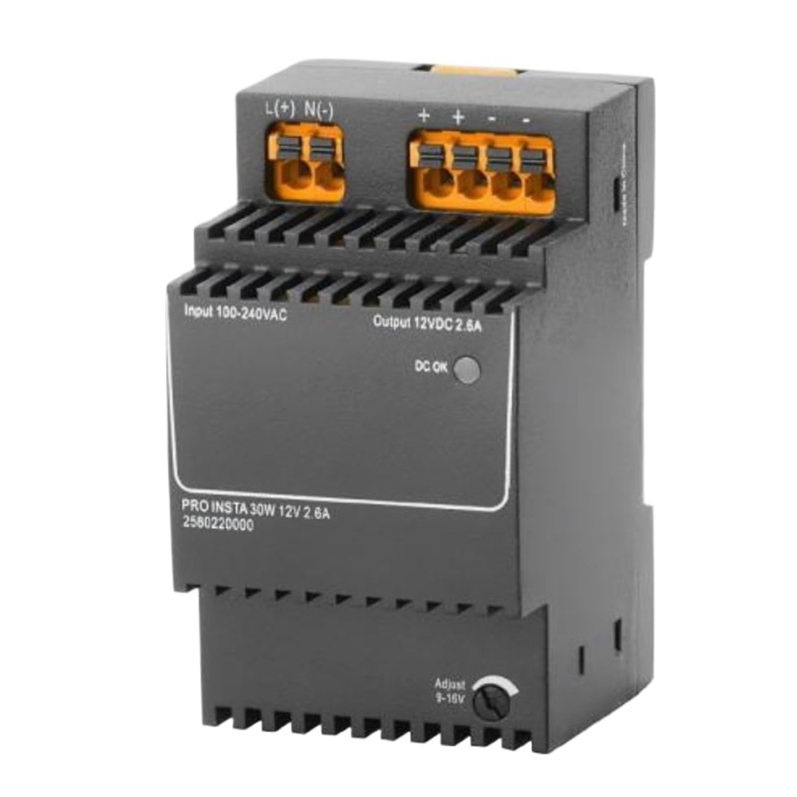 Alimentation 12V 2,6A régulée Insta Pro 30W anti-surchauffe pour l'automatisation